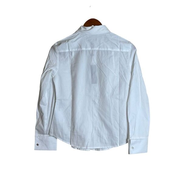 NWT! Talbots off white dress shirt. Size 4P - Picture 6 of 8